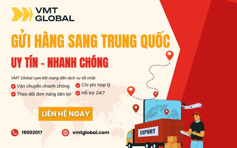 Sử dụng dịch vụ chuyển phát nhanh đi Trung Quốc tại VMT