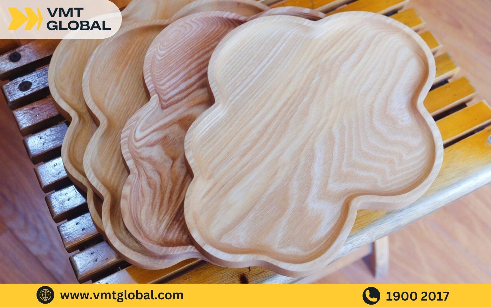 Mẫu gia công thớt gỗ hình đám mây