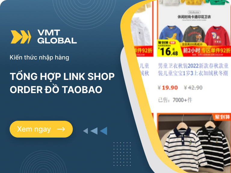 Tổng hợp mới nhất các link shop trên Taobao chất lượng, đa dạng ngành hàng