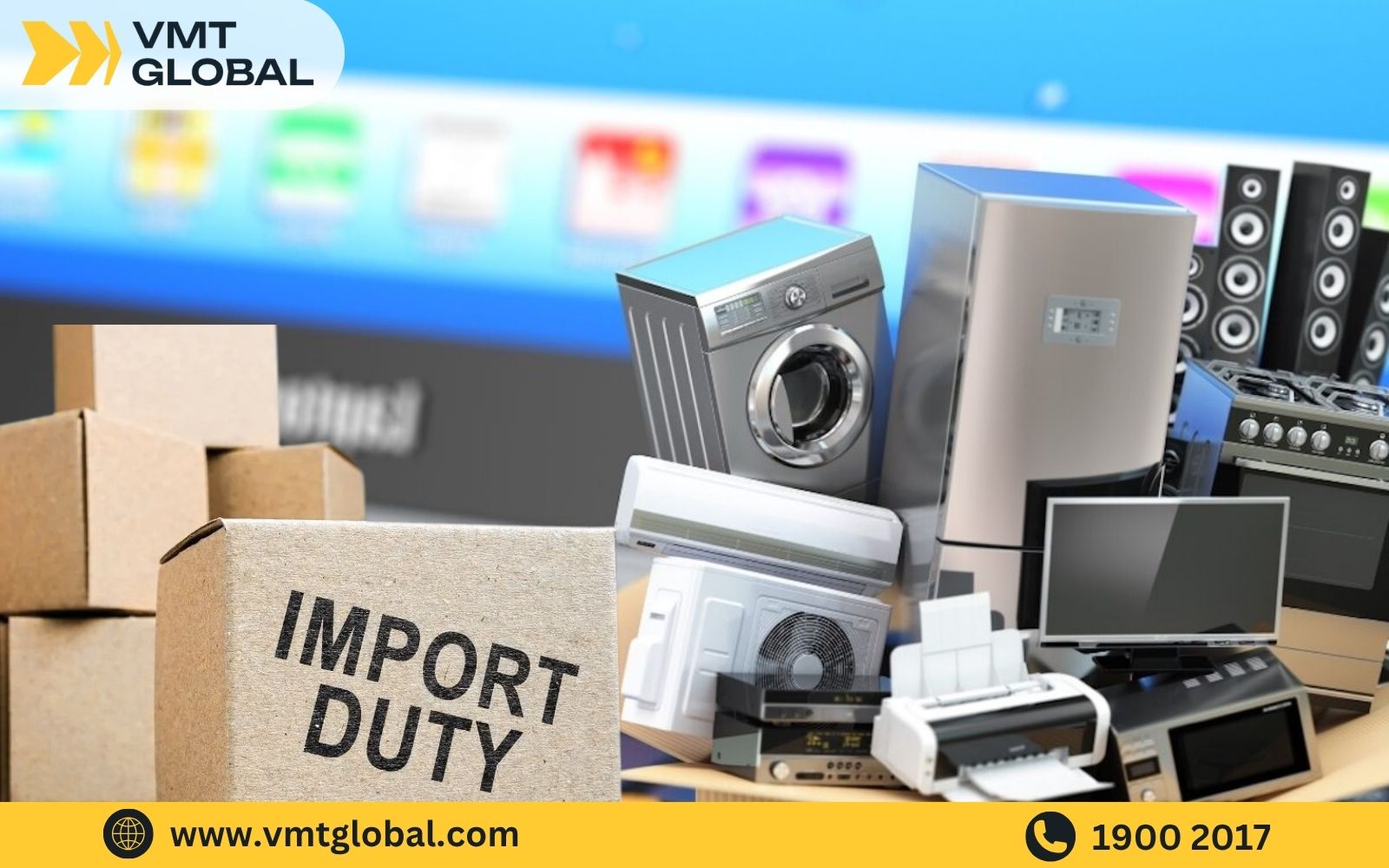 Thuế nhập khẩu thiết bị điện tử Import Duty Thuế nhập khẩu thiết bị điện tử Import Duty
