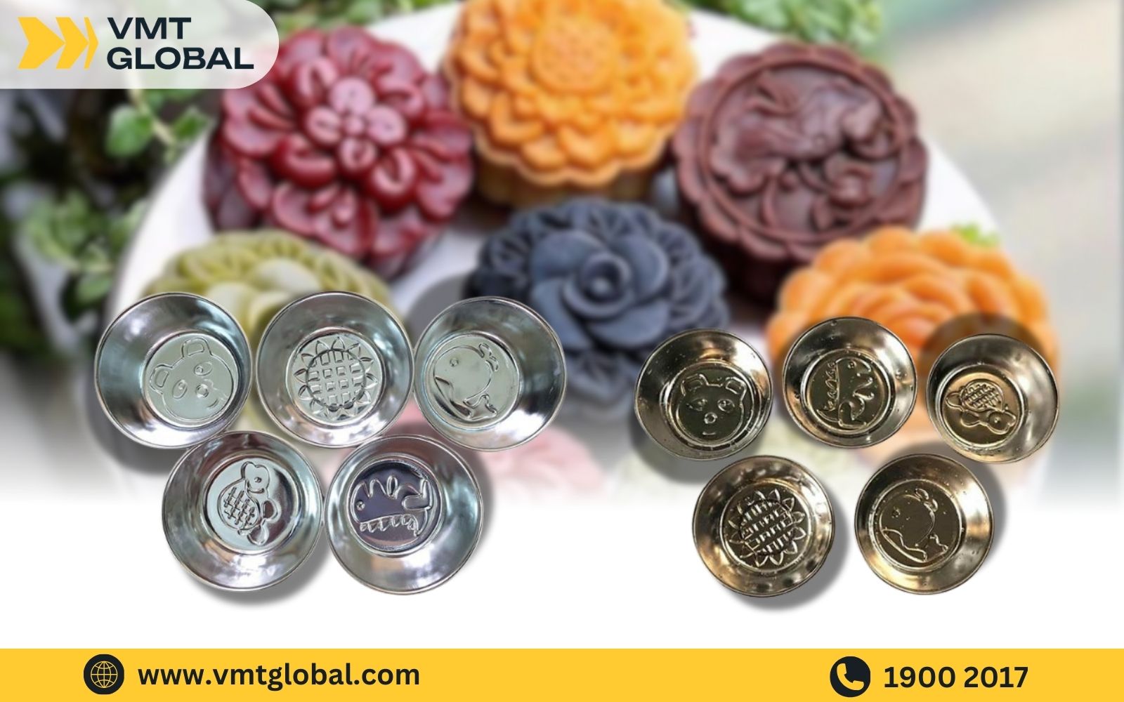 Khuôn inox sạch sẽ, an toàn vệ sinh thực phẩm