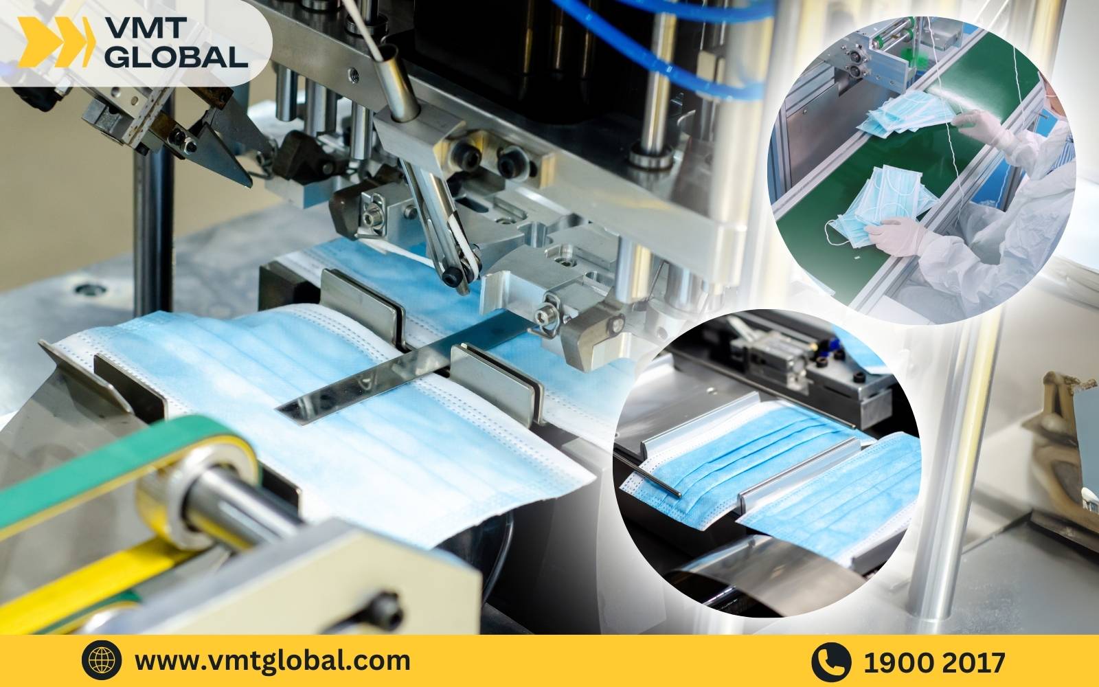 Lợi ích khi chọn xưởng gia công khẩu trang VMT Global