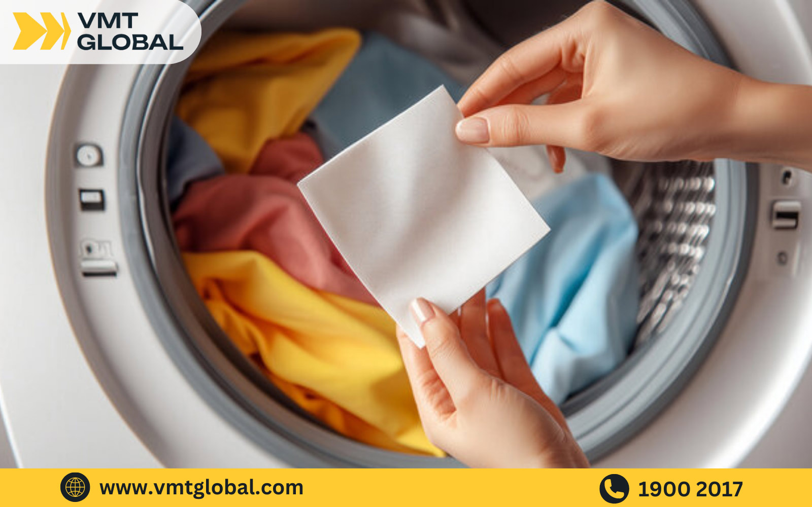Tiềm năng nguồn hàng giấy hút chống phai màu quần áo hiện nay