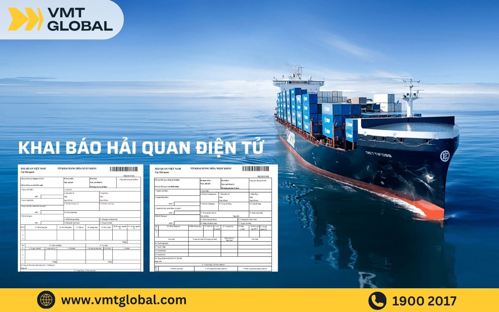 Quy trình khai báo hải quan nhập khẩu hàng hóa bằng đường biển Quy trình khai báo hải quan nhập khẩu hàng hóa bằng đường biển