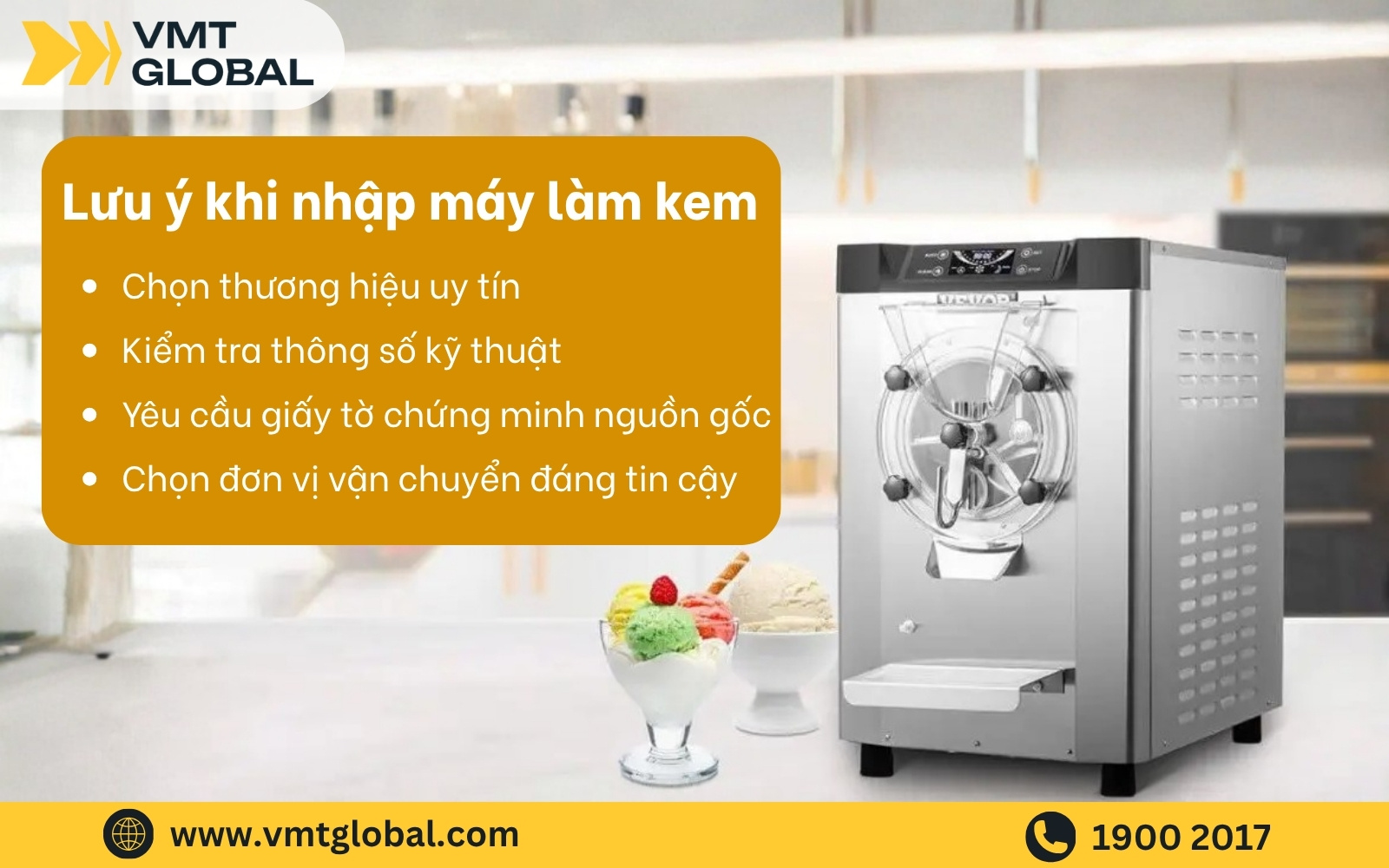 Điều cần lưu ý trước khi nhập máy làm kem Trung Quốc Điều cần lưu ý trước khi nhập máy làm kem Trung Quốc