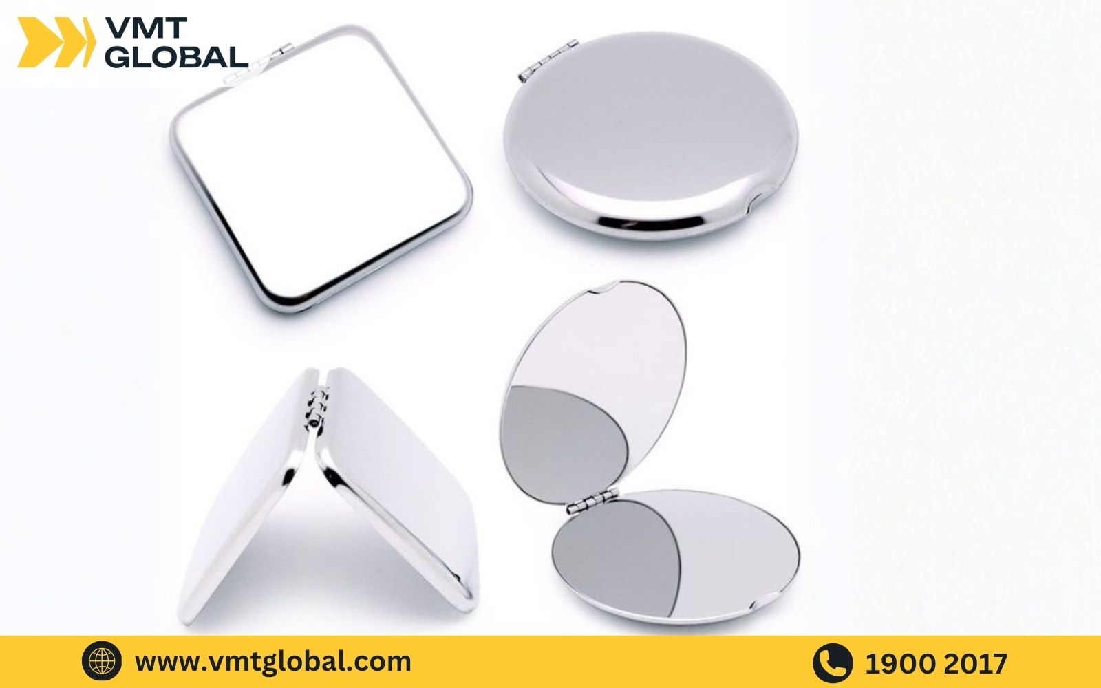 sản xuất gương makeup cầm tay theo yêu cầu gập mini hai mặt sản xuất gương makeup cầm tay theo yêu cầu gập mini hai mặt