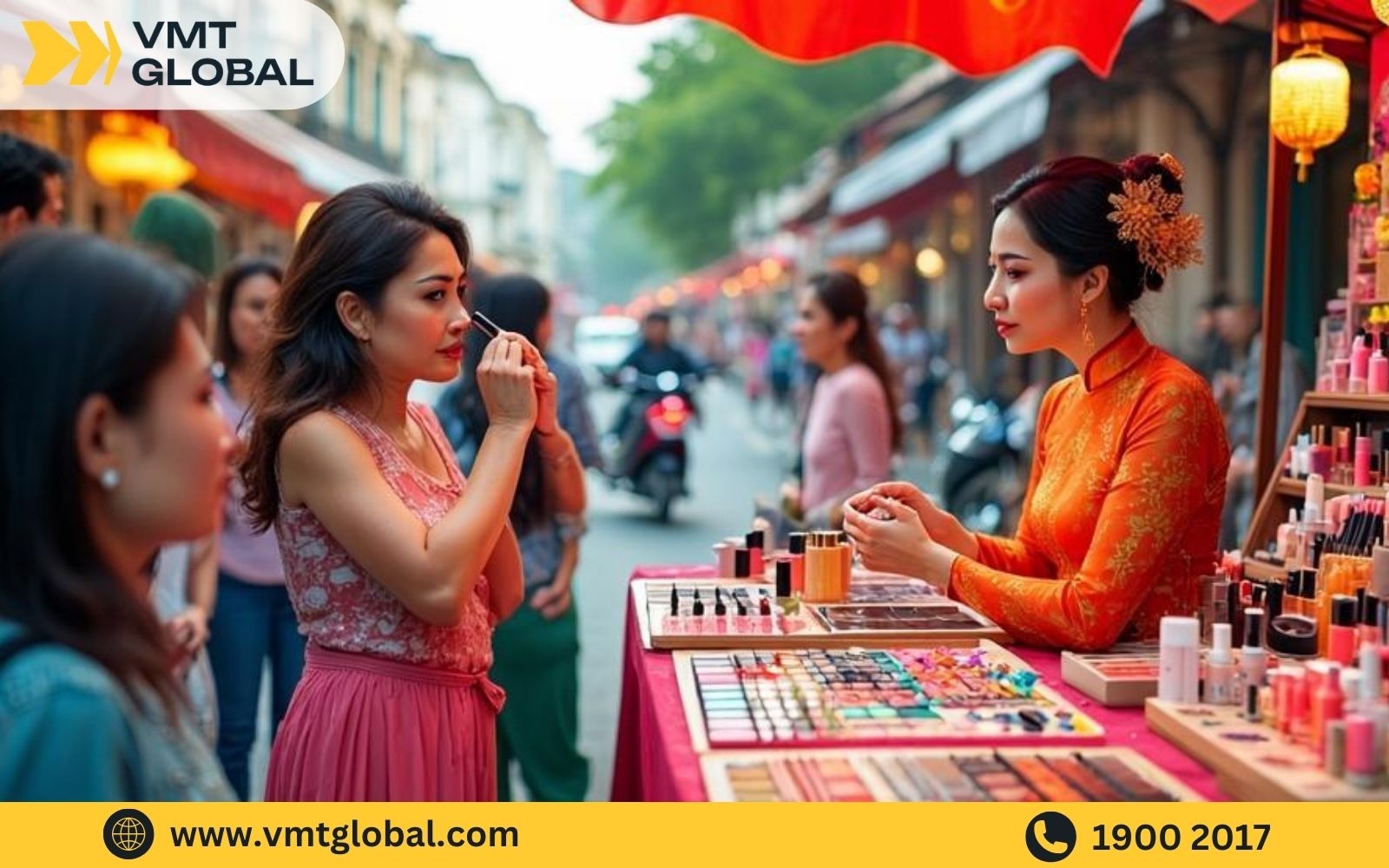 Nhập nguồn hàng mỹ phẩm trực tiếp tại Trung Quốc