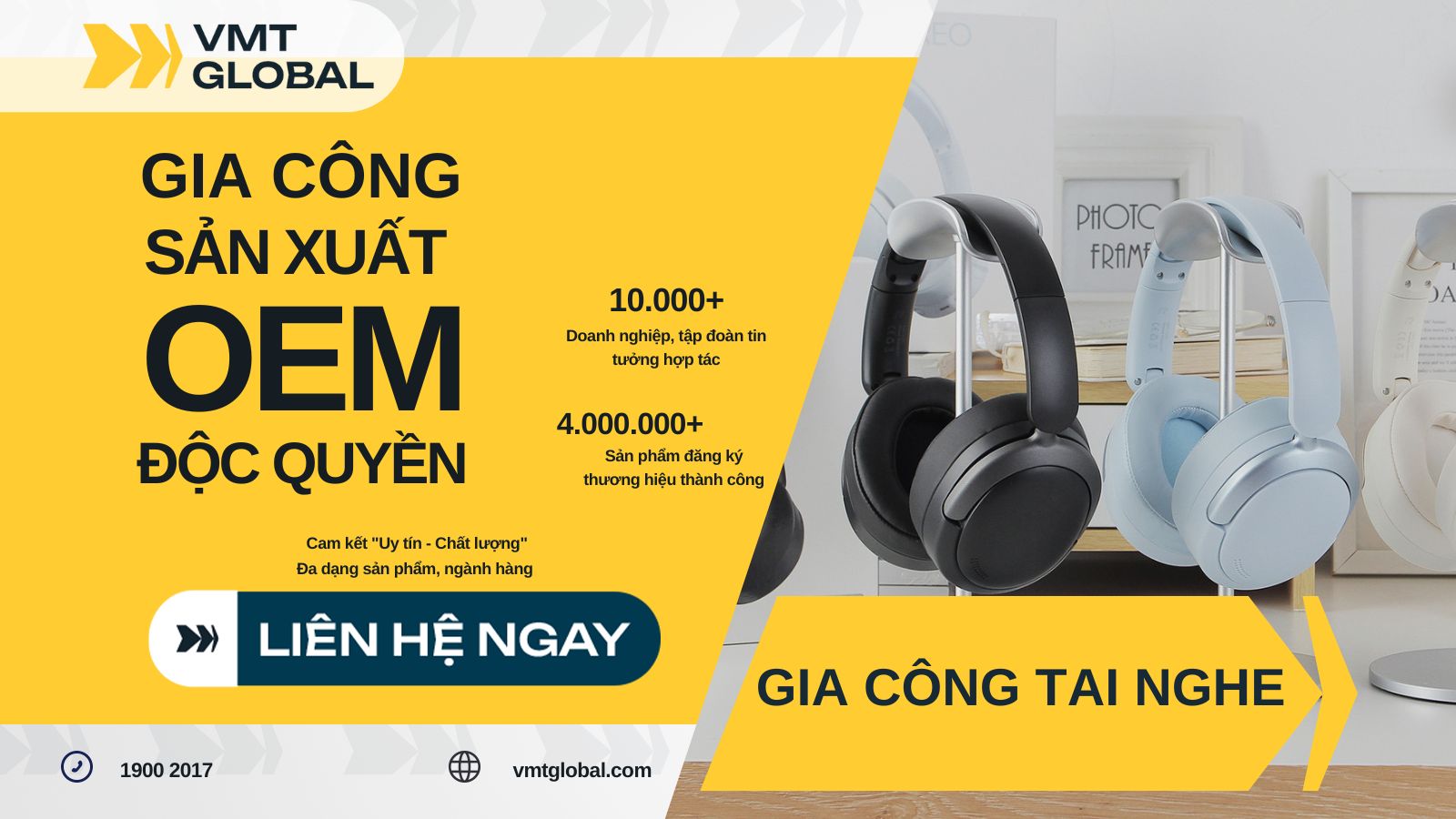 Tại sao chọn gia công tai nghe tại VMT Global?