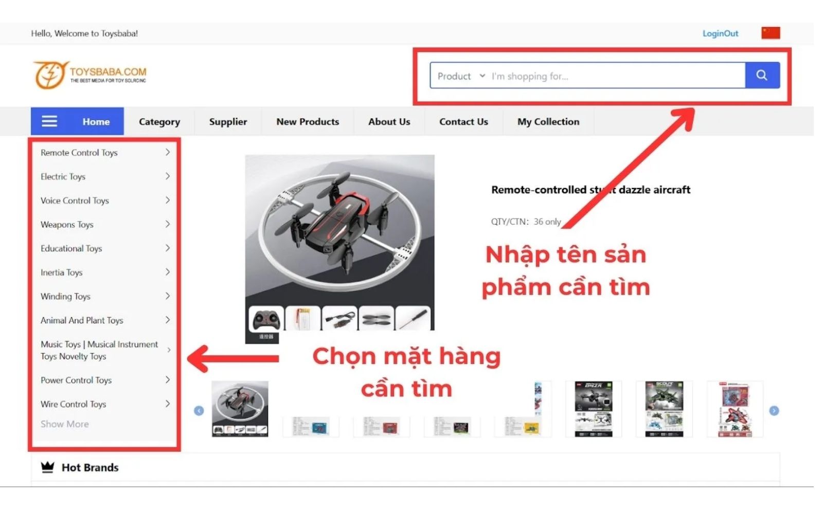Tìm đồ chơi cần mua hàng trên Toybaba Tìm đồ chơi cần mua hàng trên Toybaba