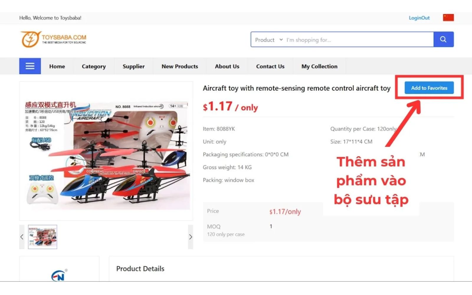 Thêm đồ chơi cần order trên Toybaba Thêm đồ chơi cần order trên Toybaba