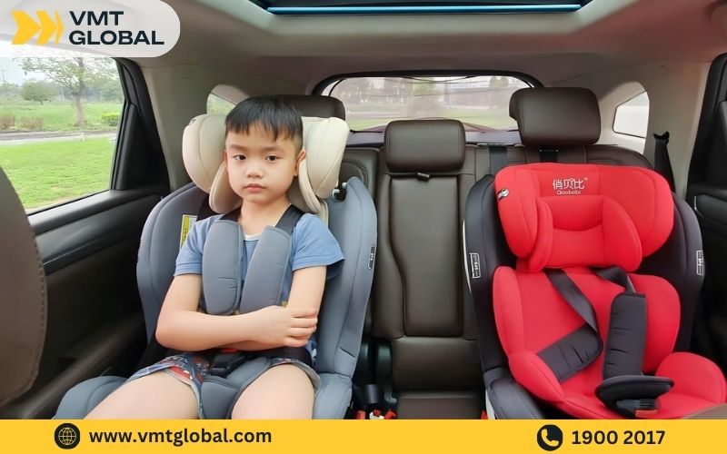 ghế nâng cho trẻ em trên ô tô bé từ 4 - 12 tuổi