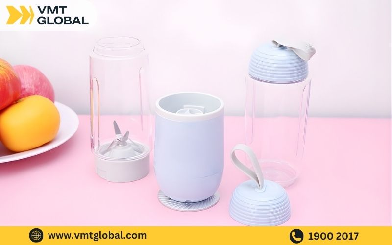 Gia công máy xay sinh tố cầm tay in logo