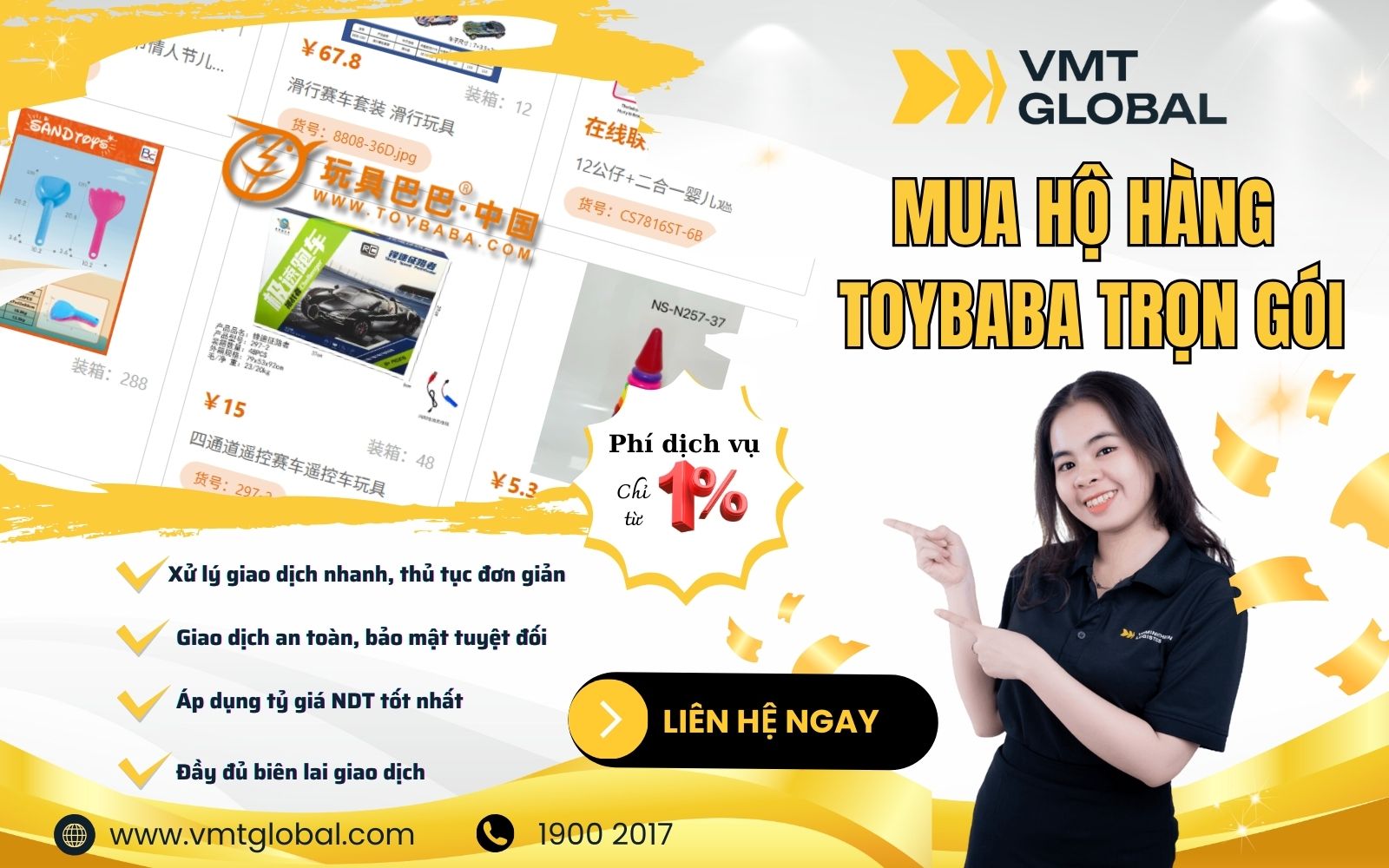 Mua hàng Toybaba dễ dàng qua dịch vụ mua hộ trọn gói của VMT Mua hàng Toybaba dễ dàng qua dịch vụ mua hộ trọn gói của VMT