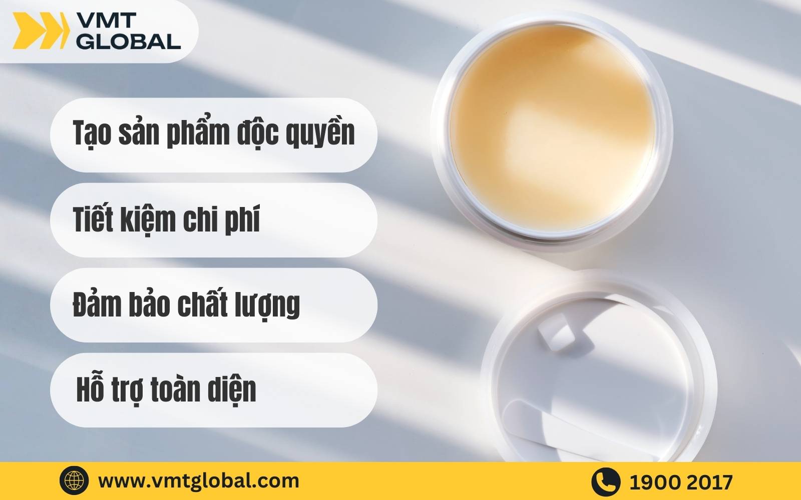 Lợi ích sản xuất sáp giặt cọ makeup tại VMT Global