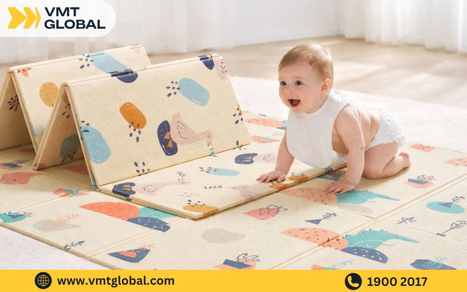 Gia công nệm đi học cho bé với mẫu nệm gấp gọn