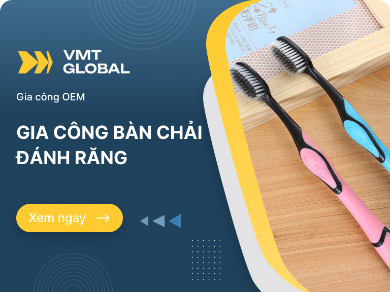 Gia công bàn chải đánh răng