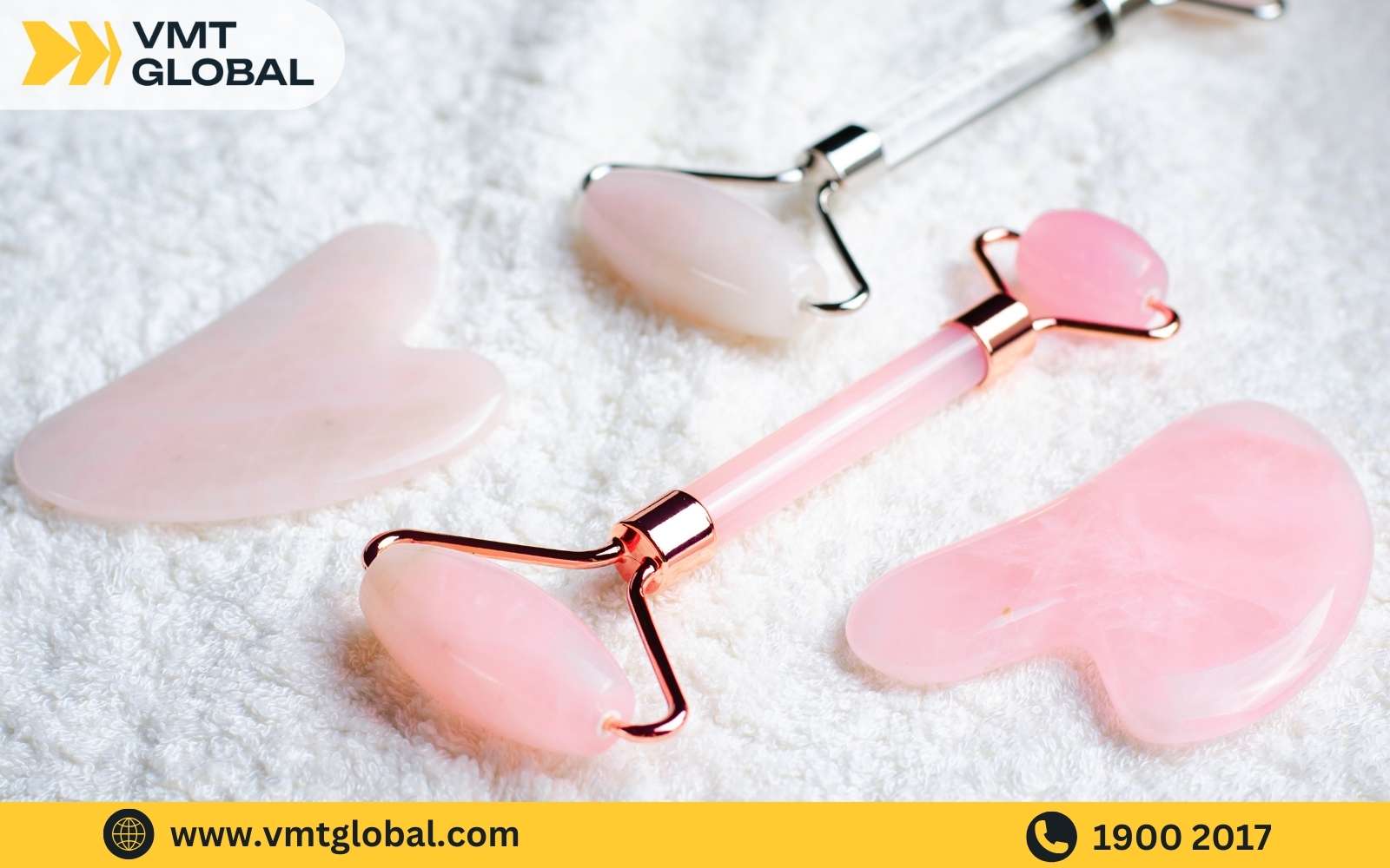 Thanh lăn massage làm từ đá thạch anh tự nhiên 