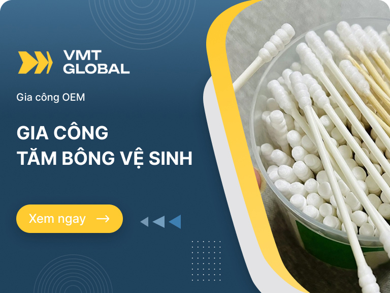 Gia công tăm bông vệ sinh theo yêu cầu