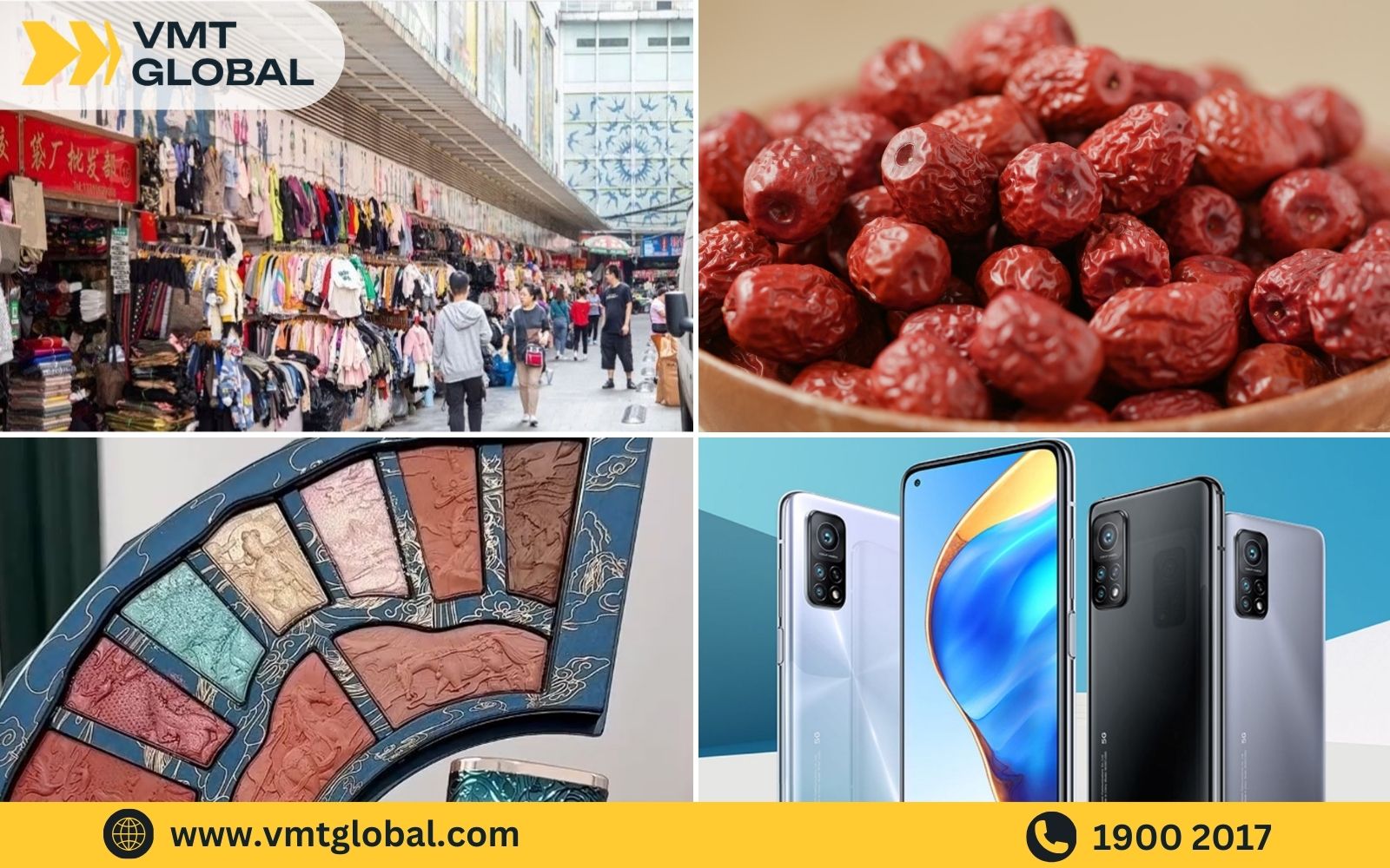 Các loại hàng hóa được phép vận chuyển từ China về Đà Nẵng