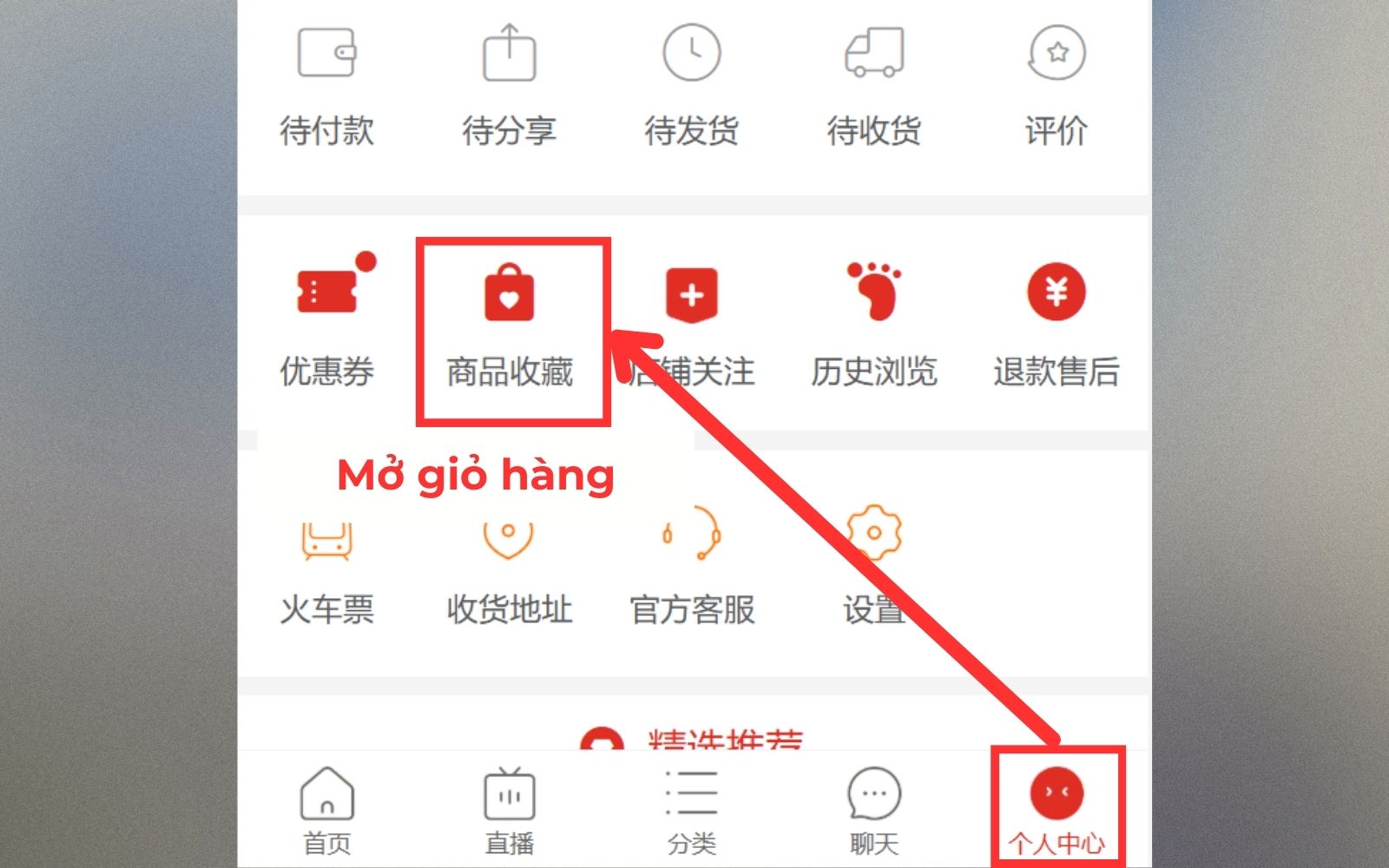 Vào giỏ hàng Pinduoduo