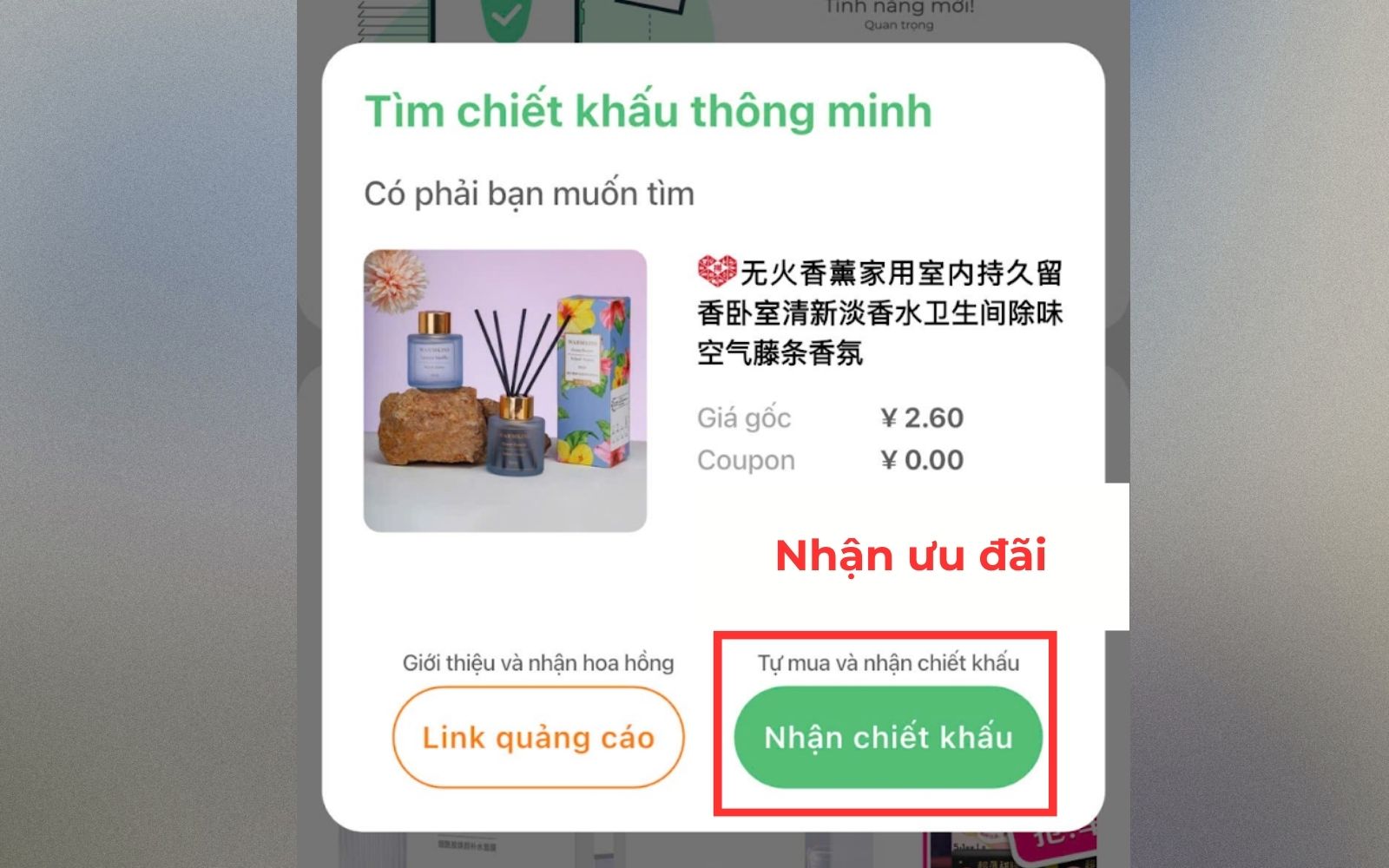Nhận chiết khấu để thực hiện cách lấy mã giảm giá Pinduoduo thành công