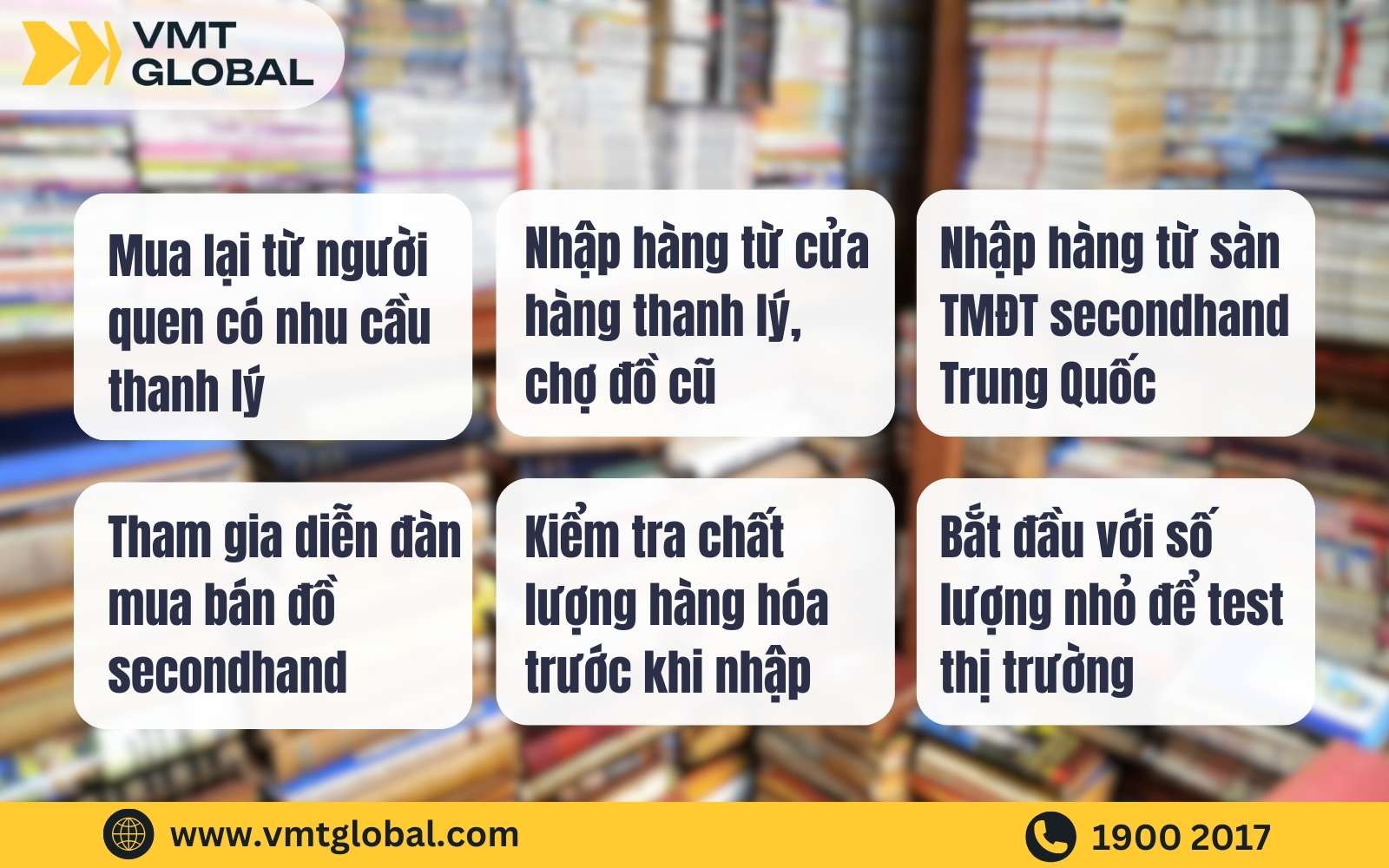 cách nhập hàng nội địa Trung secondhand