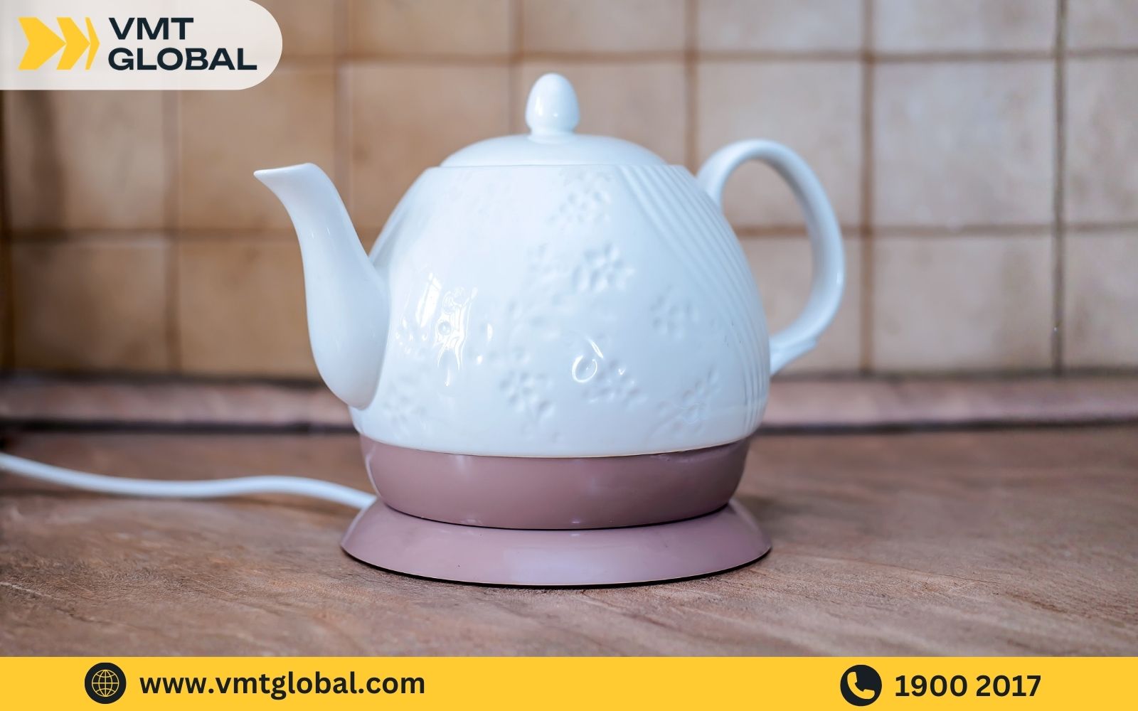 Bình siêu tốc bằng sứ cao cấp với thiết kế sang trọng, an toàn cho sức khỏe