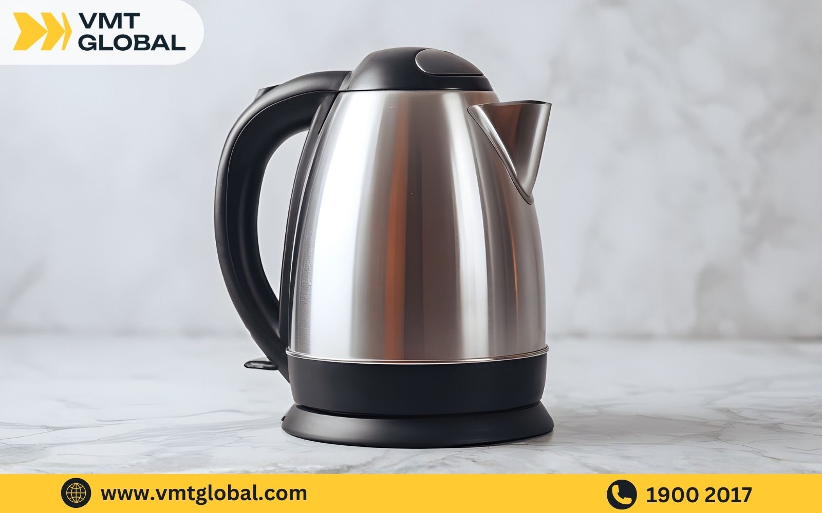 Bình đun siêu tốc inox 304 bền bỉ, chống gỉ sét, đun nước nhanh