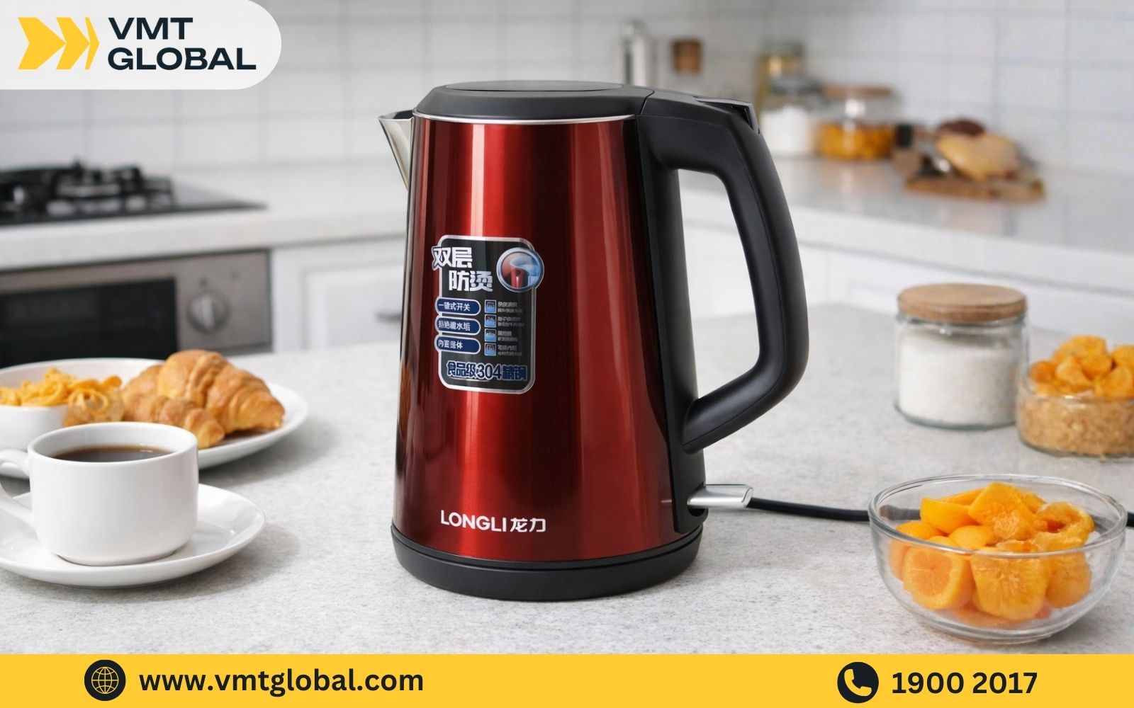 Ấm siêu tốc Longli