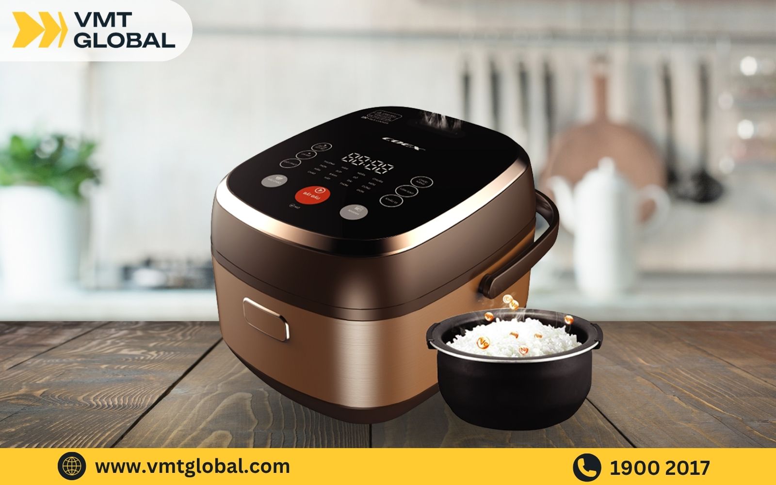 Gia công nồi cơm điện in logo cao tần