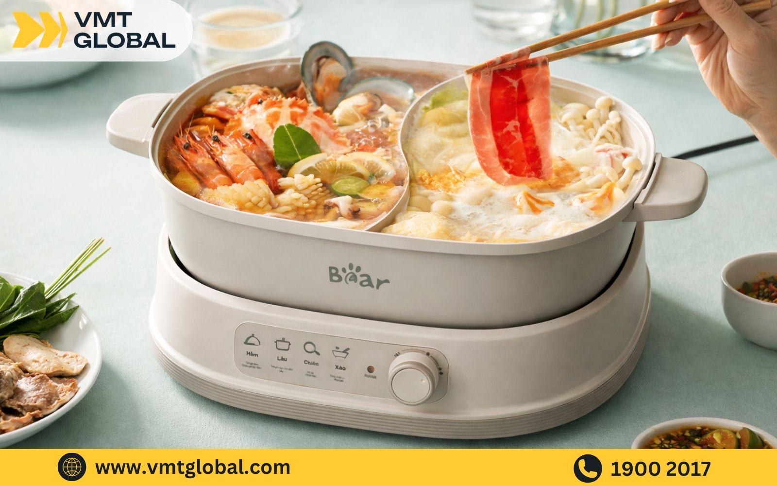 Nồi lẩu Bear
