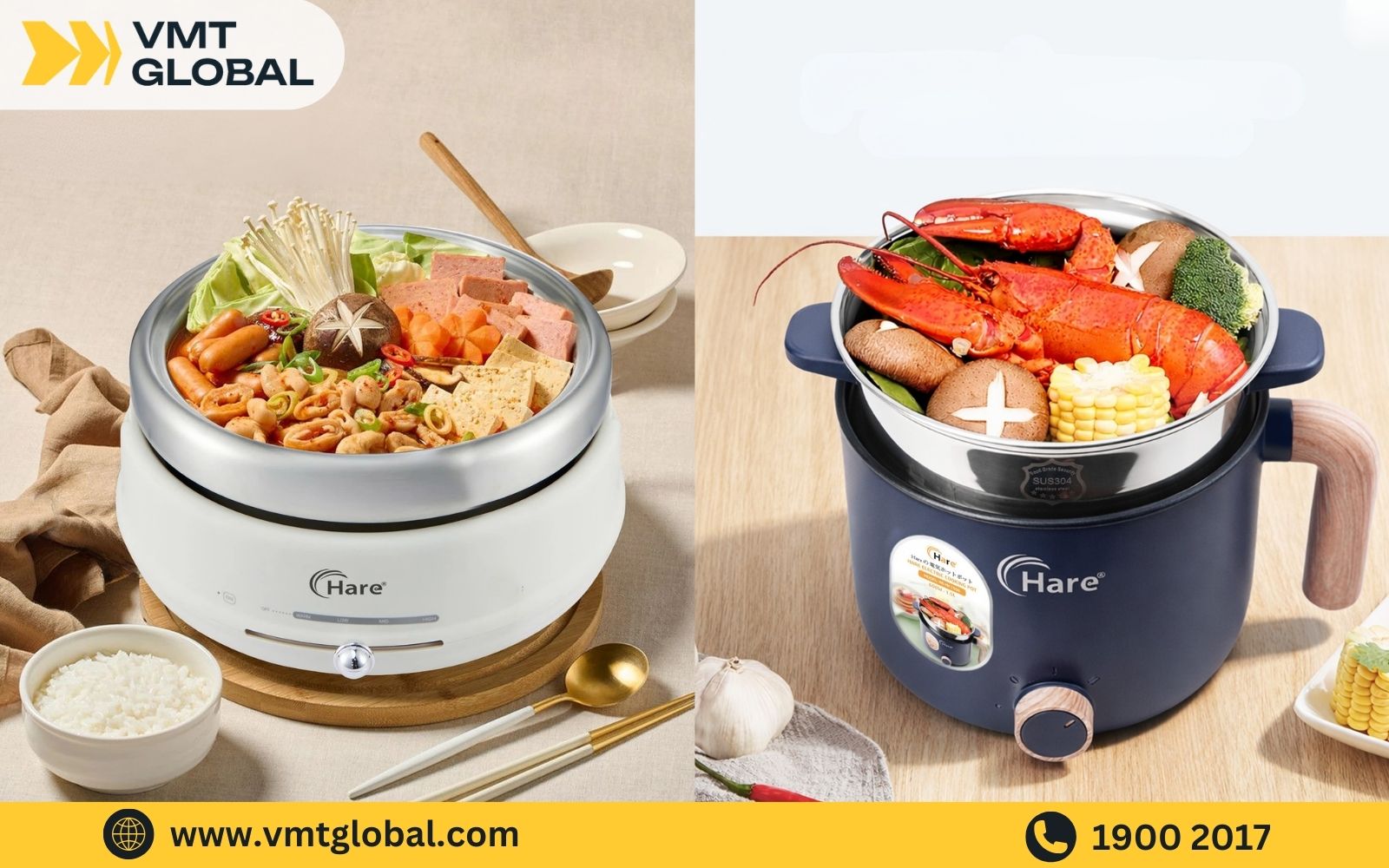 Hare - nồi nấu lẩu giá rẻ có công suất lớn