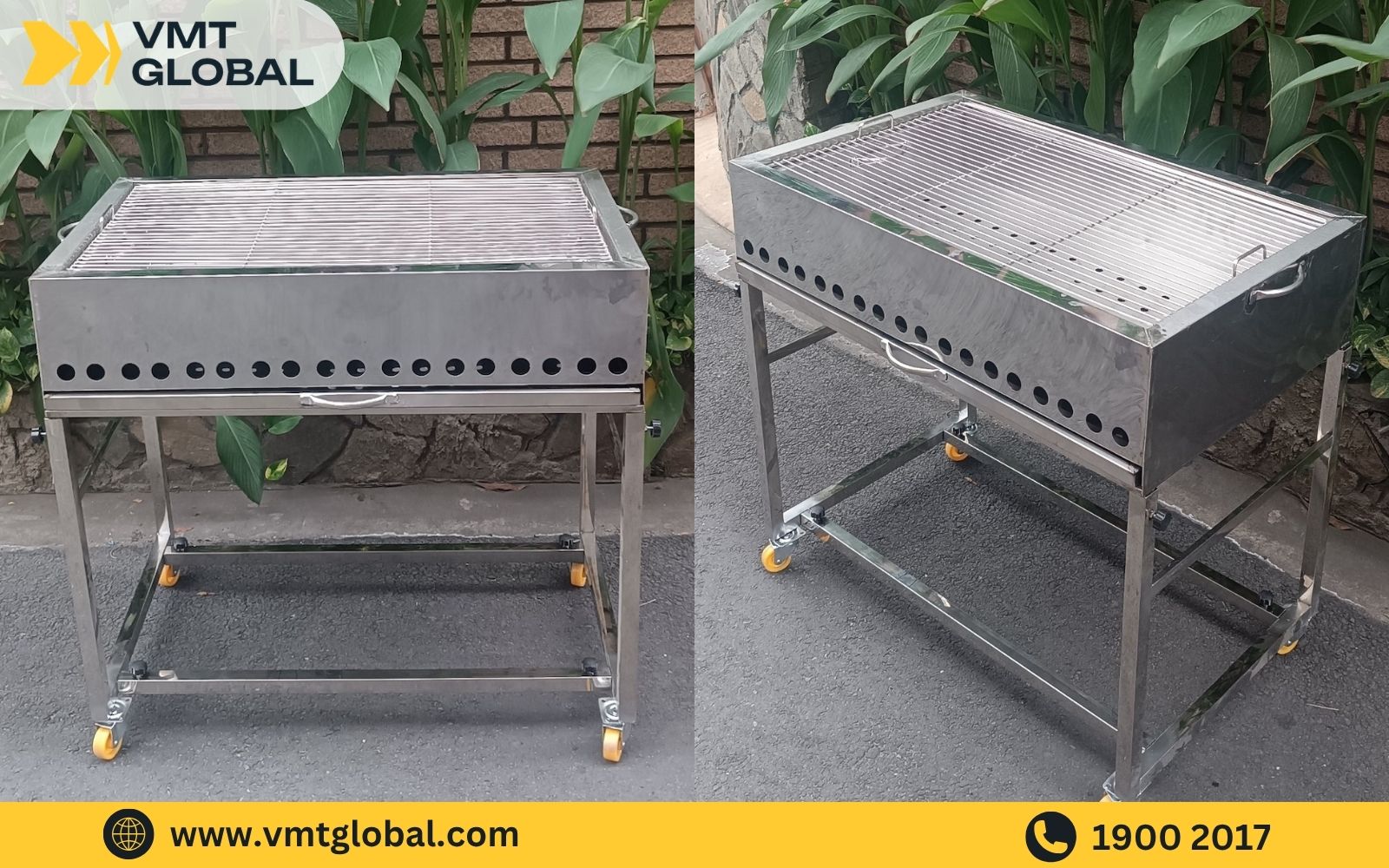 bếp nướng thịt inox
