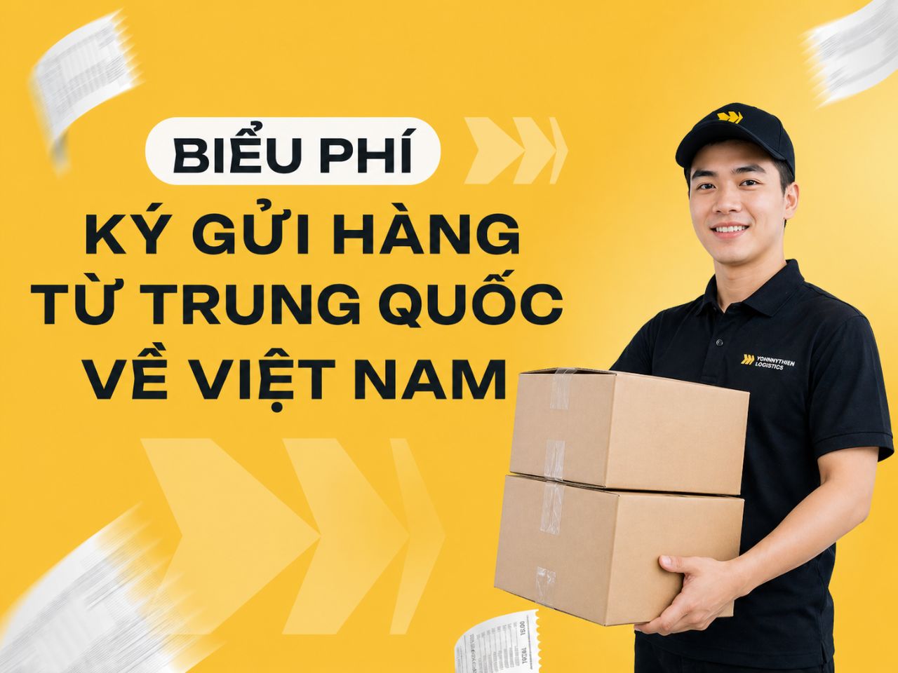 Phí ký gửi hàng từ Trung Quốc