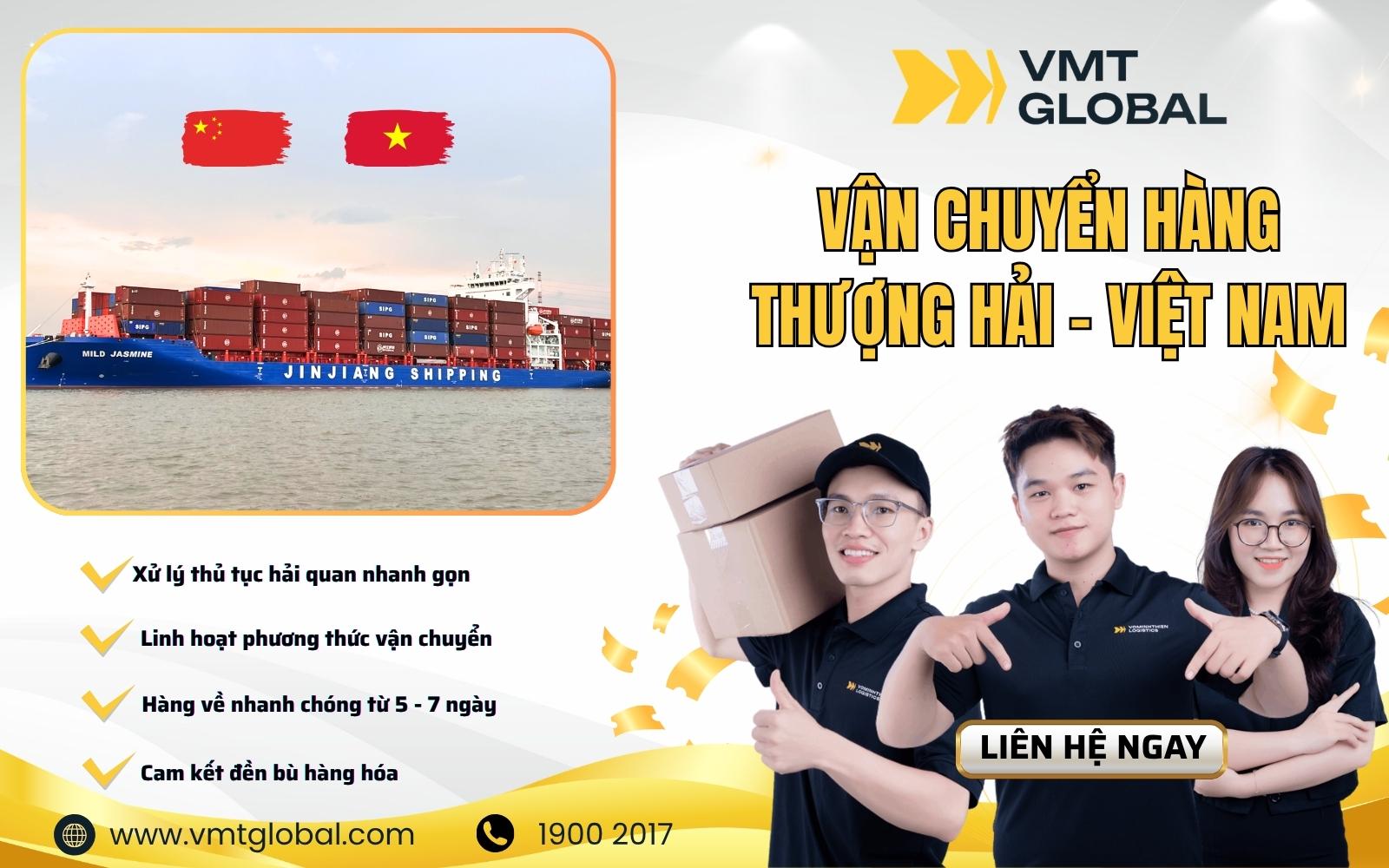 Dịch vụ vận chuyển hàng từ Shanghai về Việt Nam Dịch vụ vận chuyển hàng từ Shanghai về Việt Nam