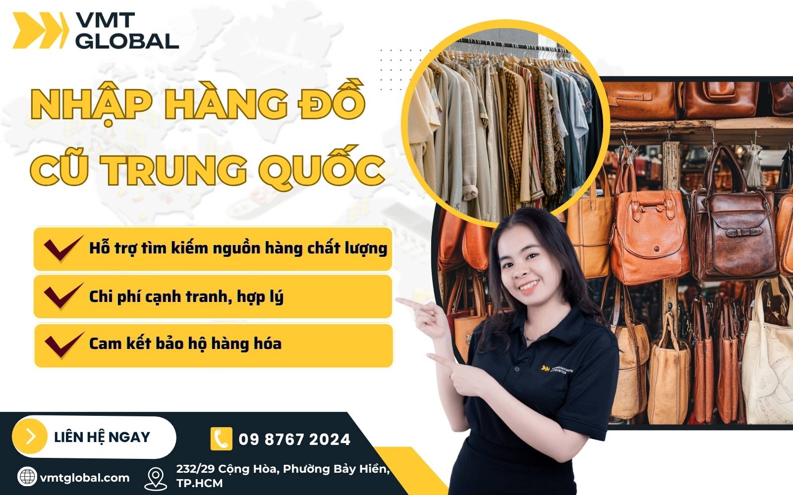 Dịch vụ order hàng cũ Trung Quốc chất lượng, giá tốt