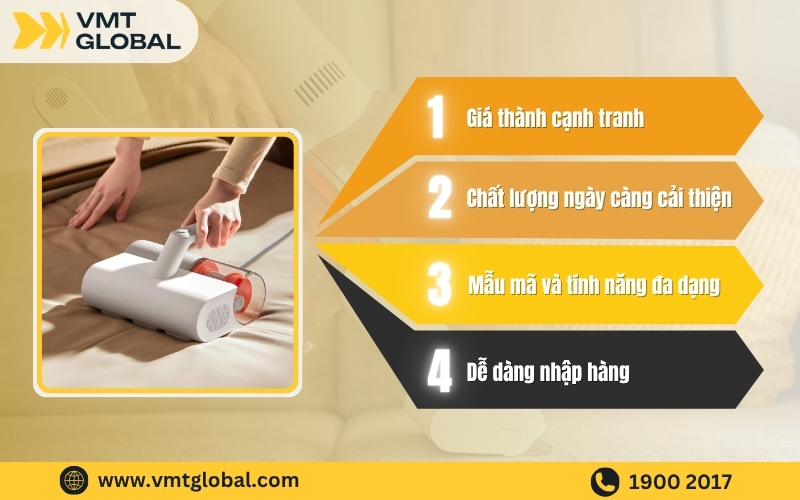 Máy hút bụi cầm tay Trung Quốc có tốt không