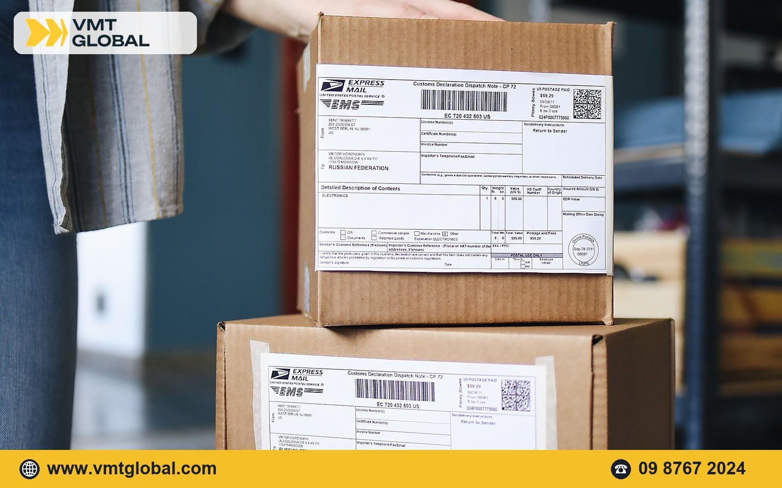 Công thức tính cân nặng quy đổi dài x rộng x cao chia 8000 hoặc 6000 theo tuyến