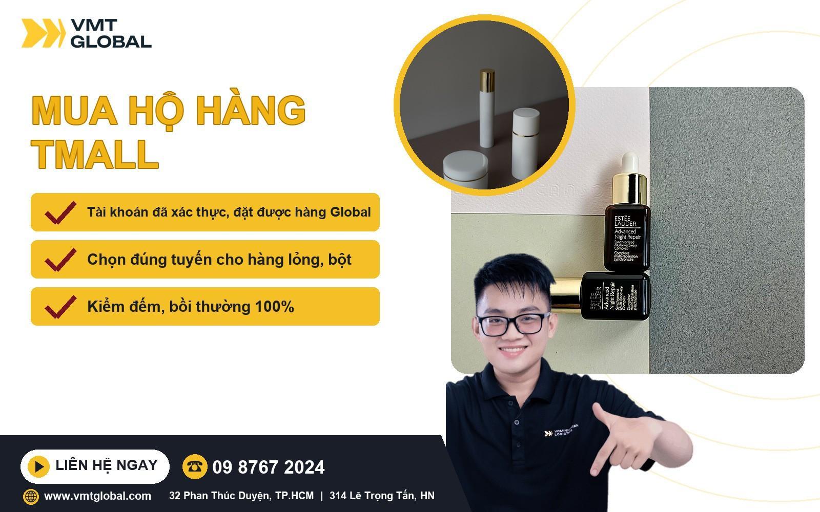 Dịch vụ mua hộ hàng Tmall và Tmall Global về Việt Nam tại VMT Global Dịch vụ mua hộ hàng Tmall và Tmall Global về Việt Nam tại VMT Global
