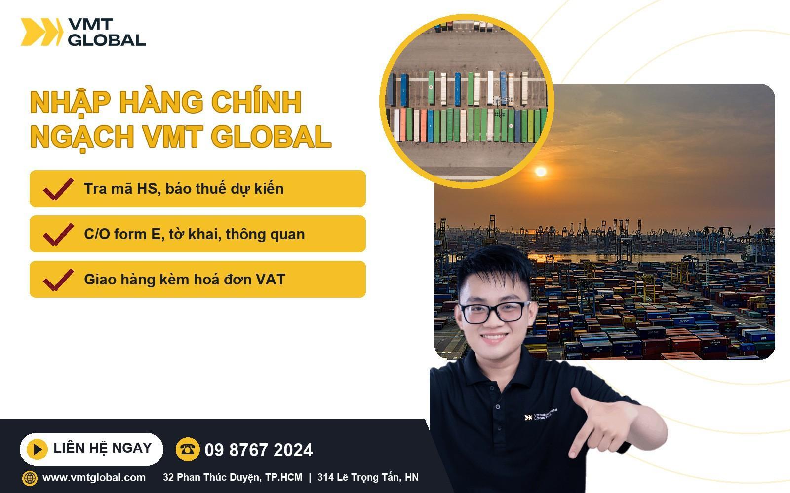 Dịch vụ nhập hàng Trung Quốc chính ngạch tư vấn mã HS tại VMT Global Dịch vụ nhập hàng Trung Quốc chính ngạch tư vấn mã HS tại VMT Global