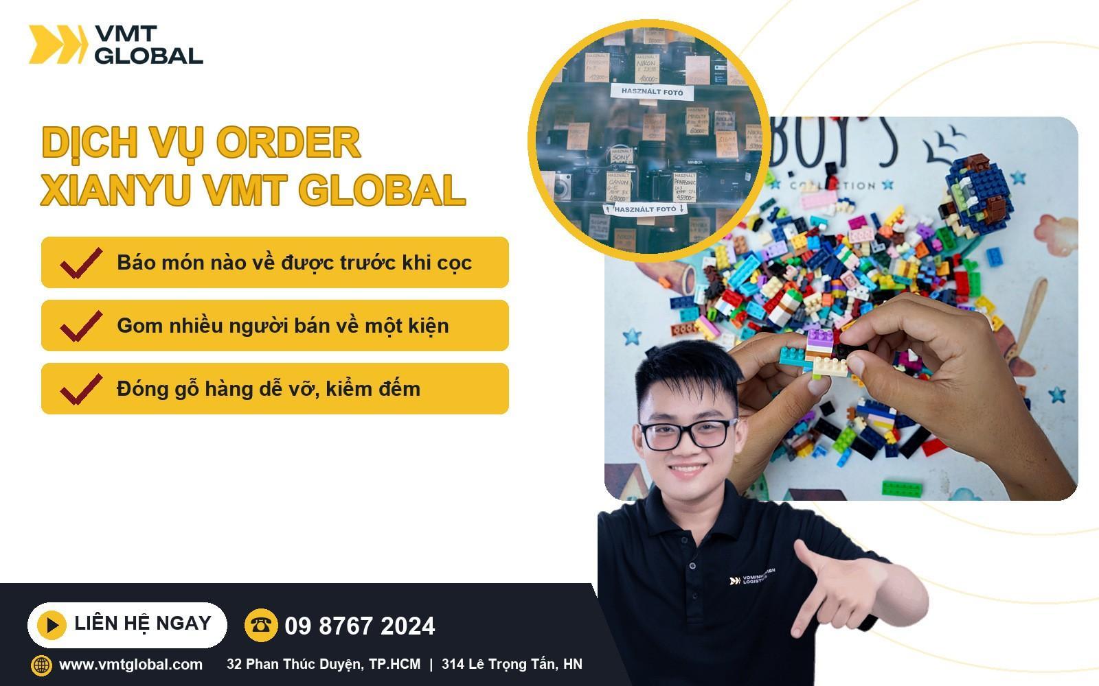 Dịch vụ order đồ cũ Xianyu tại VMT Global, hotline 09 8767 2024 Dịch vụ order đồ cũ Xianyu tại VMT Global, hotline 09 8767 2024