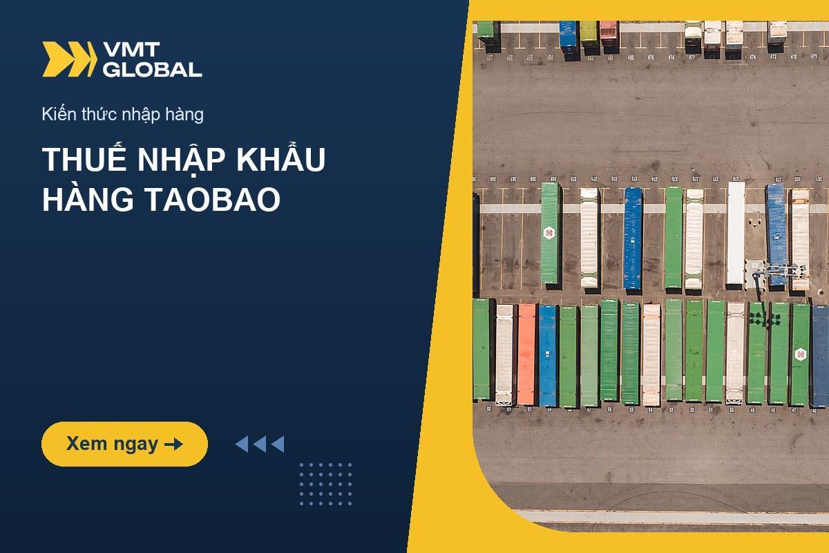 Thuế nhập khẩu hàng Taobao đơn order nào phải đóng và cách tính